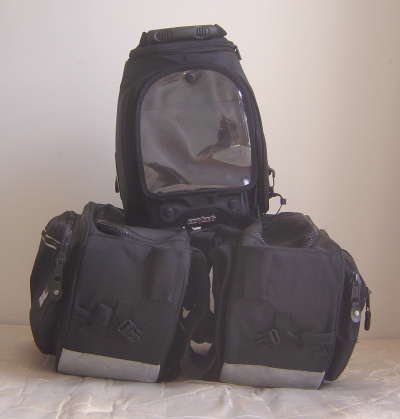 [Three bags stacked up]