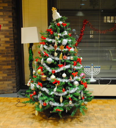 late Christmas tree