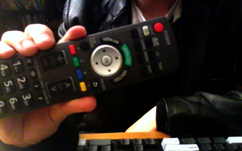 An ordinary TV remote